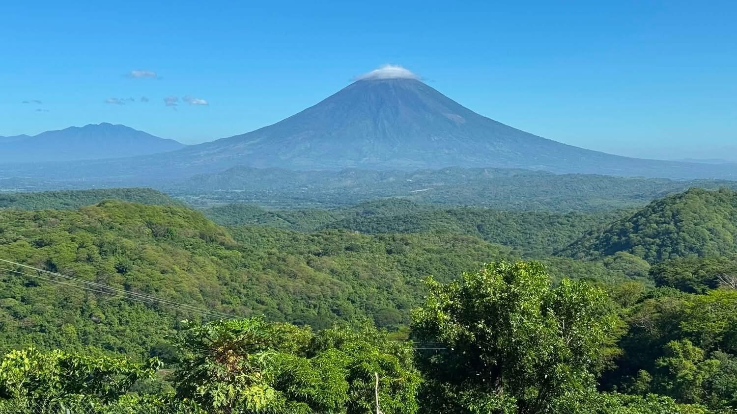Volcano country, all the way to the horizon